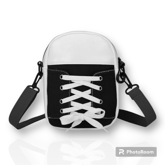 Women Canvas Bag Fashion Creative Personality Shoes Shape Shoulder Crossbody Bag - Picture 5 of 6